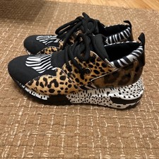 STEVE MADDEN Cliff Sneaker Multi Animal Print Sneakers, Sz 8M Tennis Shoes