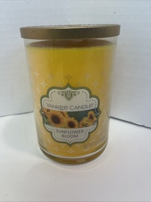 Retired Yankee Candle 22oz Sunflower Bloom Spring Summer Time 