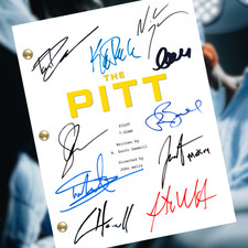 The Pitt Pilot Script Signed Autograph Reprints Dr Noah Wyle Pitt TV Show