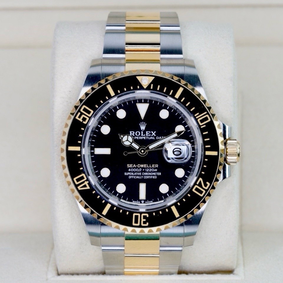 Rolex Sea-Dweller 126603 Black Dial Two Tone Yellow Gold & Steel 43mm