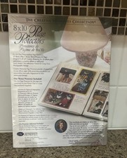 Creative Memories 8 x 10 Album Page Protectors 15 Plus Bonus sheets Scrapbooking