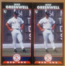 1993 DIAMOND MARKS BOSTON RED SOX MIKE GREENWELL [2] NM/MT 06804