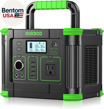 Portable Power Station 300W, 288Wh Solar Generator with 60W USB-C PD Output, 11