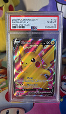 Pokemon 2020 Vivid Voltage Pikachu V 170/185 Full Art Holo PSA 10 EN on eBay