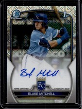 2023 Bowman Draft Blake Mitchell Chrome Auto HTA Choice Refractor 1st #/150