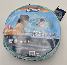 SwimWays Baby Spring 9-24 Months Float with Sun Canopy 36in x 29in Swim Step 1