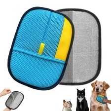 2-Pack Pet Hair Removal Gloves for Cats Dogs, Reusable Electrostatic Hair