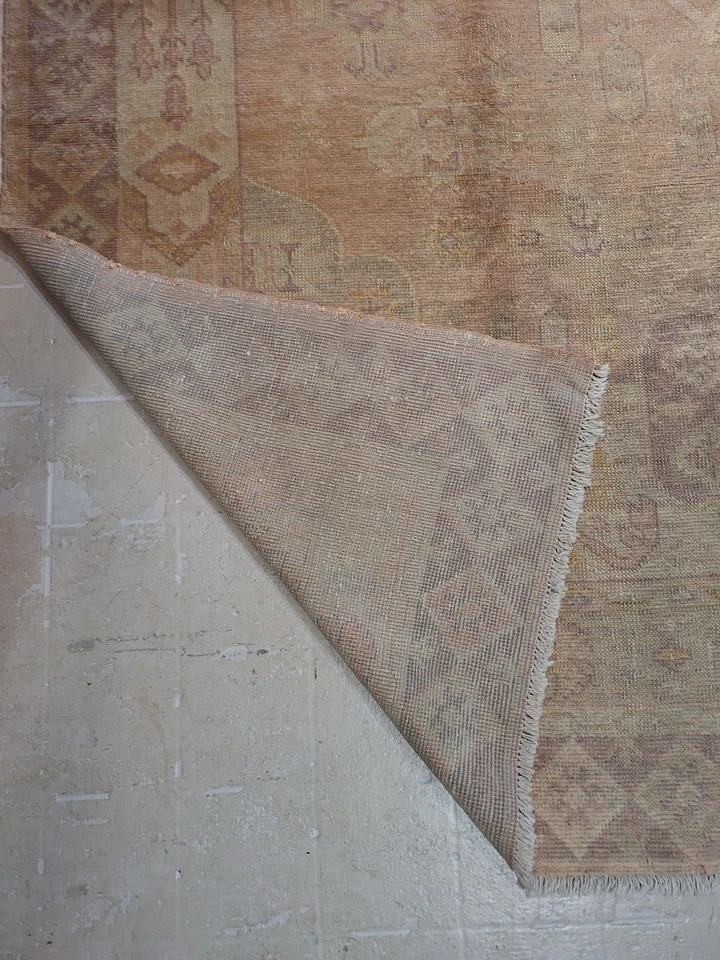 Oushak turco alrededor de 1920 8 ft2 por 11 ft4 Foto 4 de 4