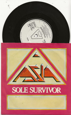 ASIA SOLE SURVIVOR RARE 1982 UK PROMO SINGLE, MINT