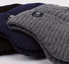 Chapeau Hiver Laine Homme  pais Flocon de Neige Protection Oreilles Taille Uniqu