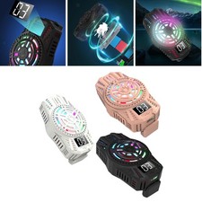 Phone Cooling Fan Radiator with Light Mini Phone Cooler Fan for Most Phone
