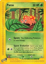 Paras 99 Common Aquapolis Pokemon Near Mint on eBay