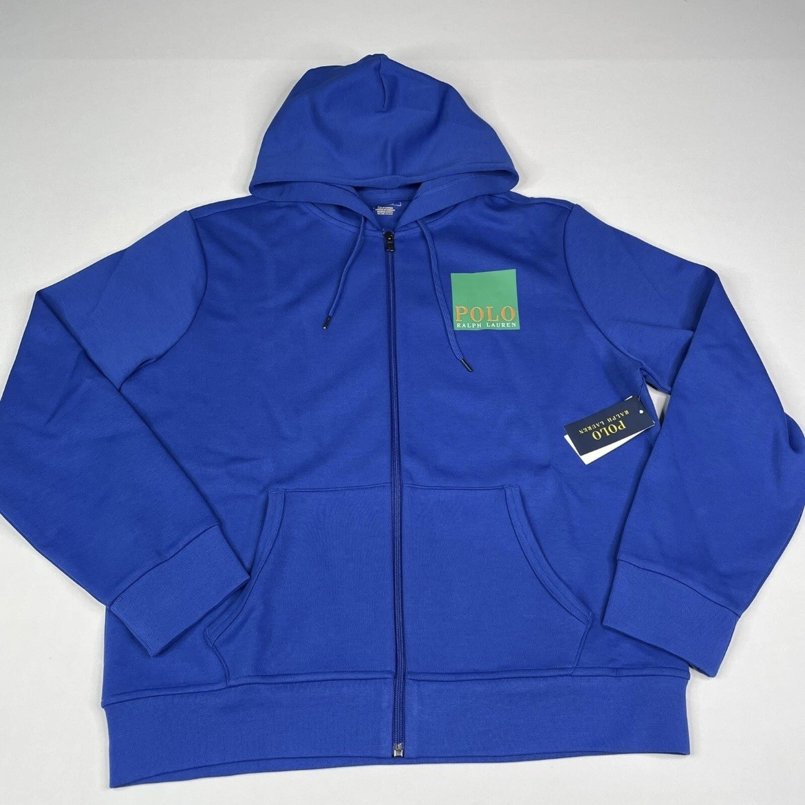Polo Ralph Lauren Men's XXL Full Zip Hoodie Blue Sweatshirt