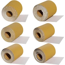 Total 30 Yards 2-3/4" Wide PSA Continuous Roll Kit - 60, 80, 120, 220, 320, 400 