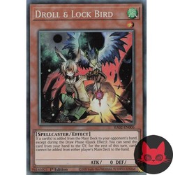 Droll & Lock Bird RA02-EN006 Collector's Rare 1st Edition