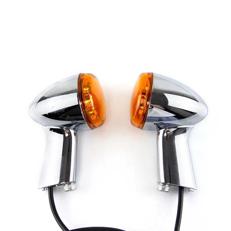 Rear Turn Signals LED Amber Light Fit For Harley Sportster XL 883 1200 1992-2022 - Image 4 of 4