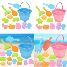 Toddlers Sandbox Castle Mold Toy Sand Bucket Beach Toy Cartoon Mold Garden Toy