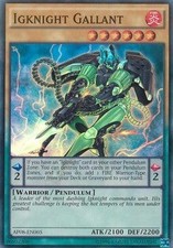 YuGiOh Igknight Gallant AP08-EN005 Super Rare Englisch Excellent unl.
