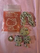 HELLO KITTY BRACELET PIN PENDANT CHARM