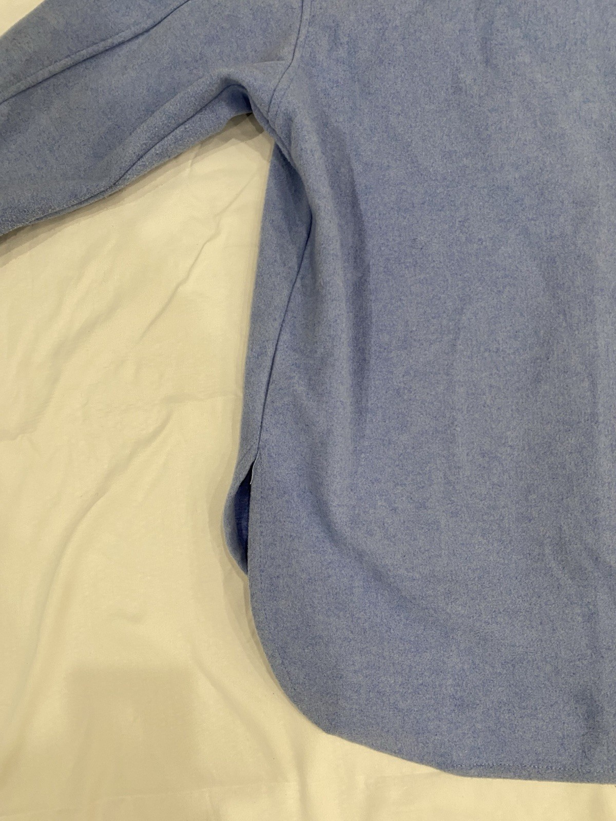 H&M Women's Blue Button-Up Shirt with Chest Pockets, Long Sleeve, Size S thumbnail 9