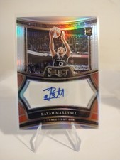 2025 Panini Select Signatures WNBA Rayah Marshall Silver Prizm Auto Rookie RC