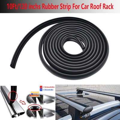 #ad 1 SET FOR HONDA BLACK ROOF TOP CROSSBAR TRIM DRIP MOLDINGS COVERS SEALING STRIP $18.99
