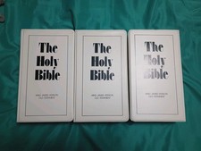 THE HOLY BIBLE Vol 1-2 &3Cassettes King James Version Old Testament 