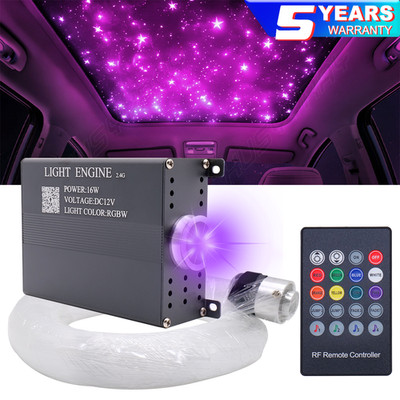 1x Kit de luces LED para coche techo de estrella lámpara de techo fibra óptica