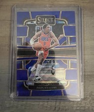 2023-24 Panini Select Basketball Jalen Williams Blue Wave Prizm #75/75 Thunder