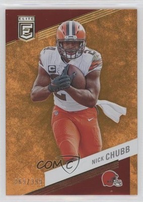 2023 Panini Donruss Elite Orange 269/399 Nick Chubb #82 0nr3