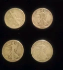 4-Liberty Walking Half Dollar Lot. 3-1918-P & 1-1927-P