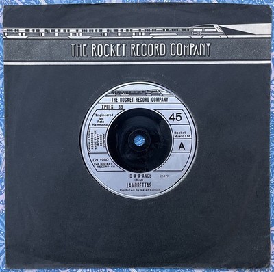 LAMBRETTAS  D-A-A-Ance/Feel The Beat  Rocket Records 7  