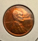 1955-P Lincoln Wheat Proof ~ All Red Coin ~ Minor Issues ~ Tone ~ Sweet ~ F71