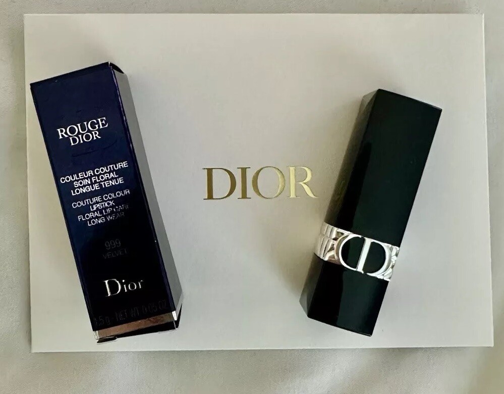 Dior Rouge Couture Mini Lipstick Satin Finish Shade 999-image