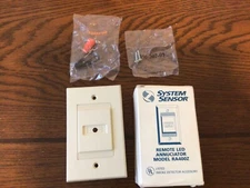 SYSTEM SENSOR RA400Z REMOTE LED ANNUNCIATOR SMOKE DETECTOR, NOS, AS IS