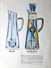 Wolfschmidt Vodka Bottles Decanter Holiday Drinks-1961 Vintage Print Ad