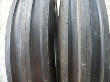 Ford Tractor (2) 13.6x28 8 Ply Tires W/wheels & (2) 650x16 3 Rib W/tubes