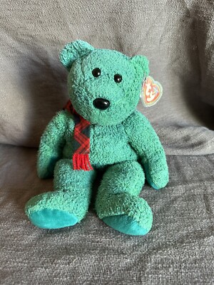 TY Beanie Baby Ultra Rare Rainbow Tag Edition!!! Errors! 1999 Wallace  Bear
