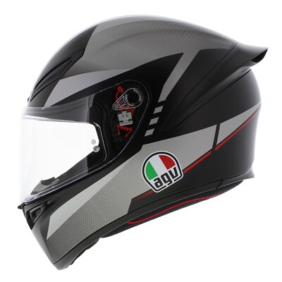 AGV K1-s ECE 22.06 Lap Matt Black Red Grey Full Face Motorcycle