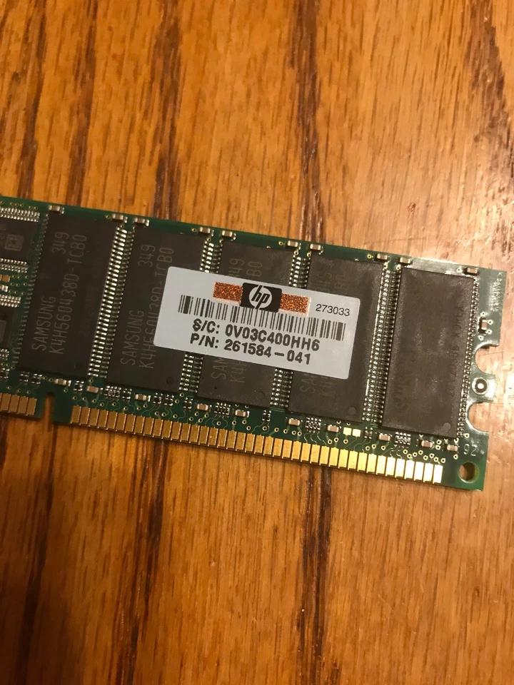 Samsung PC2100R-25330-M0 M312L6420DT0-CB0Q0 512MB PC2100 CL2.5 Ships N 24h - Image 4 of 4