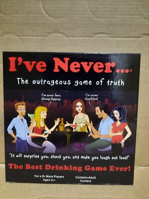 Ive Never.... The Outrageous Game Of Truth Board Game. Best Drinking Game Ever