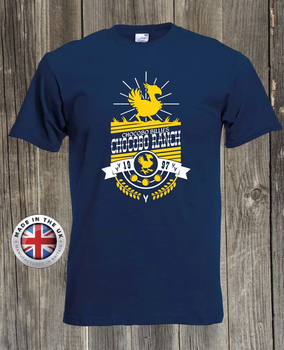 Final Fantasy t shirt chocobo choco billy navy tshirt,unisex,kids+ladies  fitted