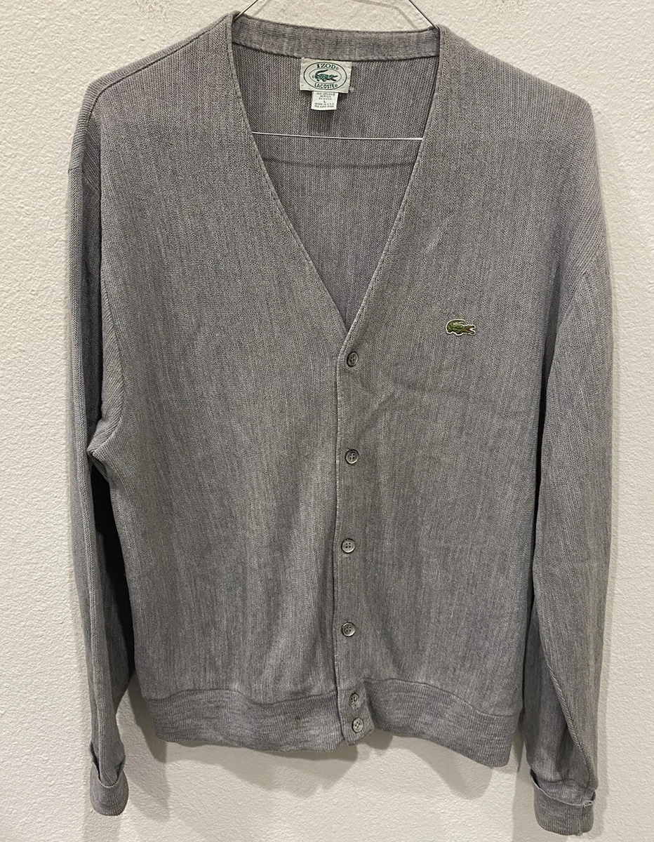 Lacoste hotsell grey cardigan
