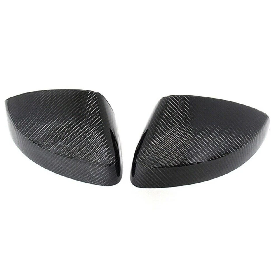 Tapas de fibra de carbono para Audi A3 S3 RS3 con lámpara de asistencia 2014-18 Foto 3 de 4