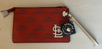 St. Louis Cardinals Victory Wristlet Wallet Clutch Red  9x6 Inside Pockets NWT