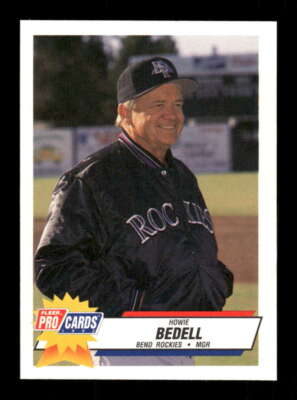 1993 Fleer ProCards Bend Rockies 3283 Howie Bedell MGR BXCP38