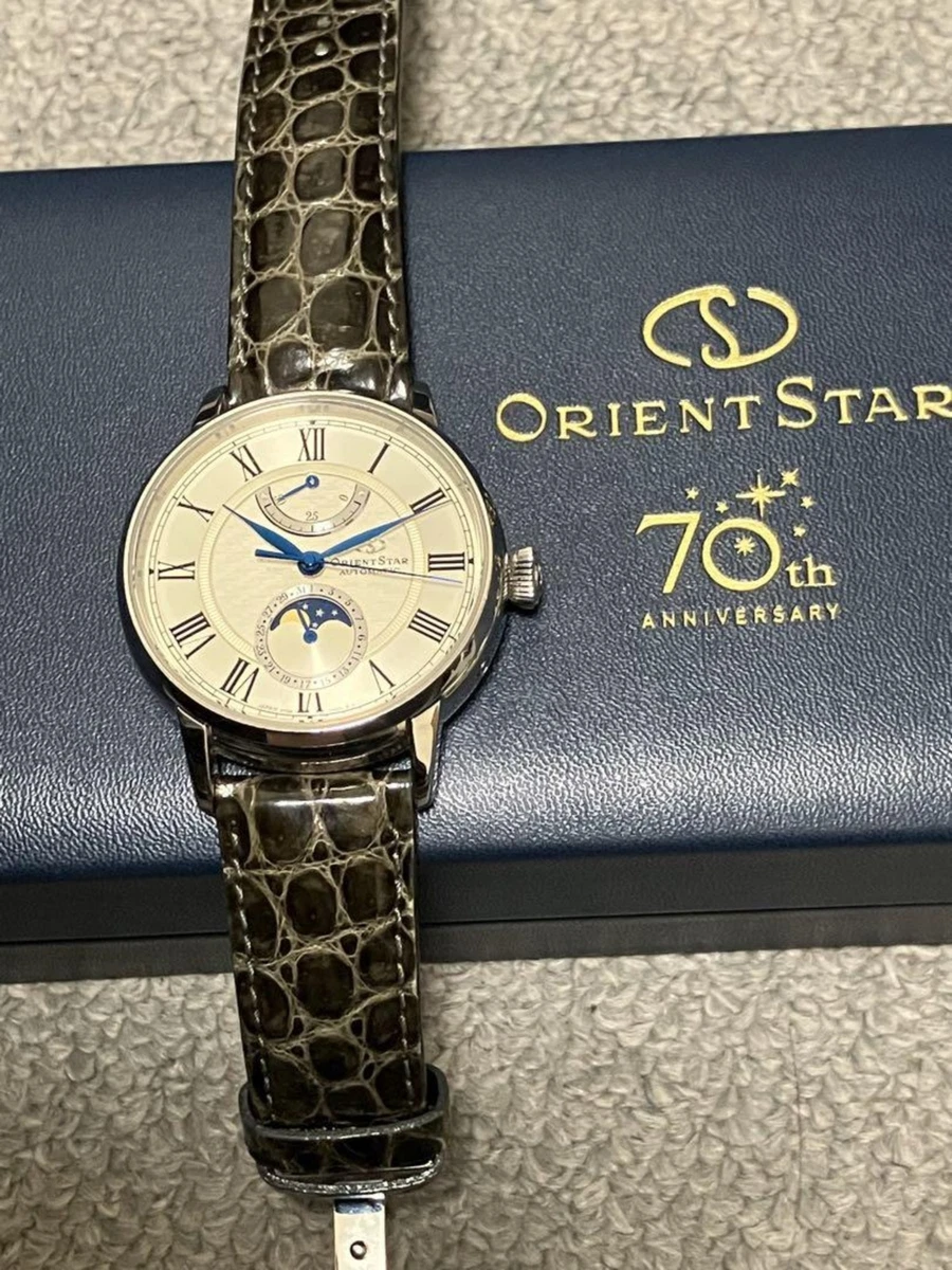 Orient Star Mechanical Moon Phase Automatic Wrist Watch