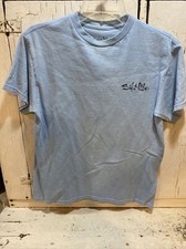 Well worn Salt Life blue Youth Large L T-Shirt Sail fish