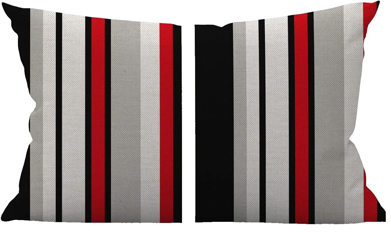 Striped Rectangle Vintage/Retro Home Décor Pillows