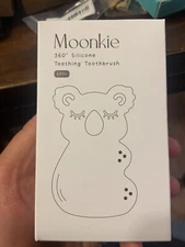 Moonkie Teething Toy, Safe & Easy to Hold BPA Free Silicone Teethers, 360° Baby